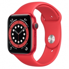Apple Watch S6 44mm RED Aluminum Case with PRODUCT(RED) Sport Band
