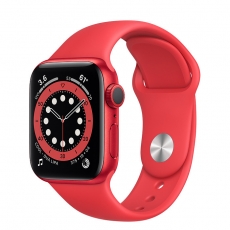 Apple Watch S6 40mm RED Aluminum Case with PRODUCT(RED) Sport Band