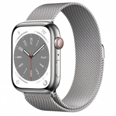 Apple Watch Series 8 GPS 45mm Silver Stainless Steel Milanese Loop