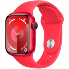 Apple Watch Series 9 GPS 41mm (PRODUCT)RED Aluminium Case with Sport Band