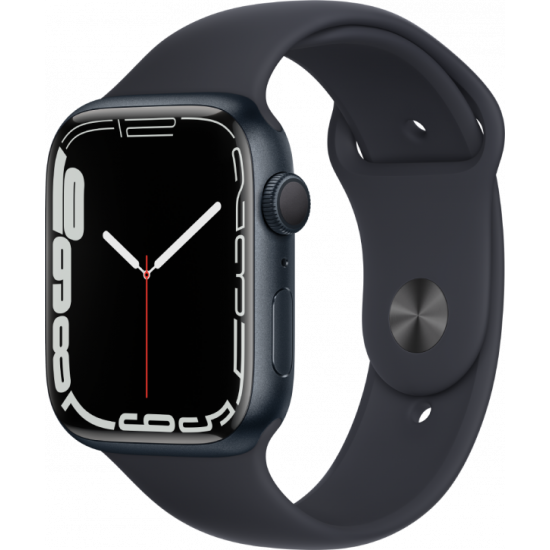Apple Watch Series 7 GPS 41mm Midnight Aluminium Case with Sport Band