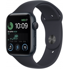 Apple Watch SE 44mm (2022) Midnight Aluminium Case with Black Sport Band