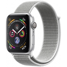 Apple Watch Series 4 44mm Silver Aluminum Case with Seashell Sport Loop