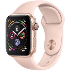Apple Watch Series 4 40mm Gold Aluminum Case with Pink Sport Band